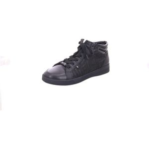 ARA Rome Mid-Cut Sneakers voor dames, zwart, 38,5 EU, zwart, 38.5 EU
