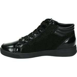 Ara 1244499 - Volwassenen VeterlaarzenHoge sneakersDames sneakersDames veterschoenenHalf-hoge schoenen - Kleur: Zwart - Maat: 40.5