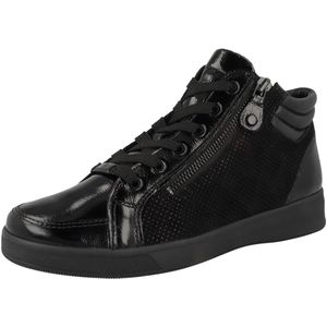 Ara 1244499 - VeterlaarzenHoge sneakersDames sneakersDames veterschoenenHalf-hoge schoenen - Kleur: Zwart - Maat: 41