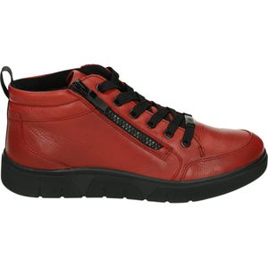 Ara 1224453 - VeterlaarzenHoge sneakersDames sneakersDames veterschoenenHalf-hoge schoenen - Kleur: Rood - Maat: 37.5