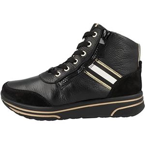 ARA Dames Sapporo Sneakers, zwart, 43 EU Breed