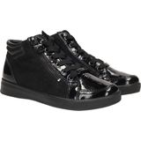 Ara - 1244499 - Veterlaarzen - Zwart - Leer en Suède - Wijdte G