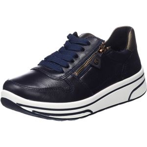 ARA Dames Sapporo Sneakers, Blauw Moro, 38 EU Breed