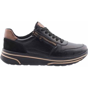 Ara - SAPPORO - Veterschoen - Zwart - Ritssluiting