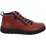 Ara - 1224453 - Hoge Sneakers - Rood - Glad Leer - Wijdte G