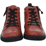 Ara - 1224453 - Hoge Sneakers - Rood - Glad Leer - Wijdte G
