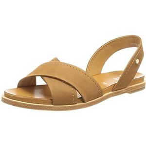 ARA Kent damessandalen met sleehak, cognac, 40 EU