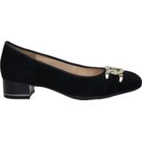 ara - Platte damesslipper - Blauw - Bovenmateriaal: Suède, Binnenmateriaal: Leer, Zool: Synthetisch Rubber