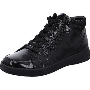 ARA Sneakers ROM-ST-HIGH, Lak/Brush, Zwart, Dames, zwart, 36.5 EU