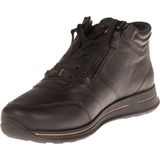 Ara - 1224808 - Hoge Sneakers - Zwart - Glad Leer - Rubber Zool