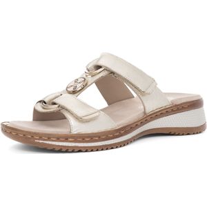 Merk - Muiltjes - Effen - Leer - Flexibele Zool - Open Toe