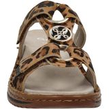 Ara - Hawaii - Slippers - Panter Print - Leer - Verstelbare Banden