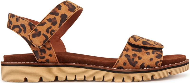 Sandalen - Dierenprint - Leer - Velcro Sluiting - Anti-slip Zool