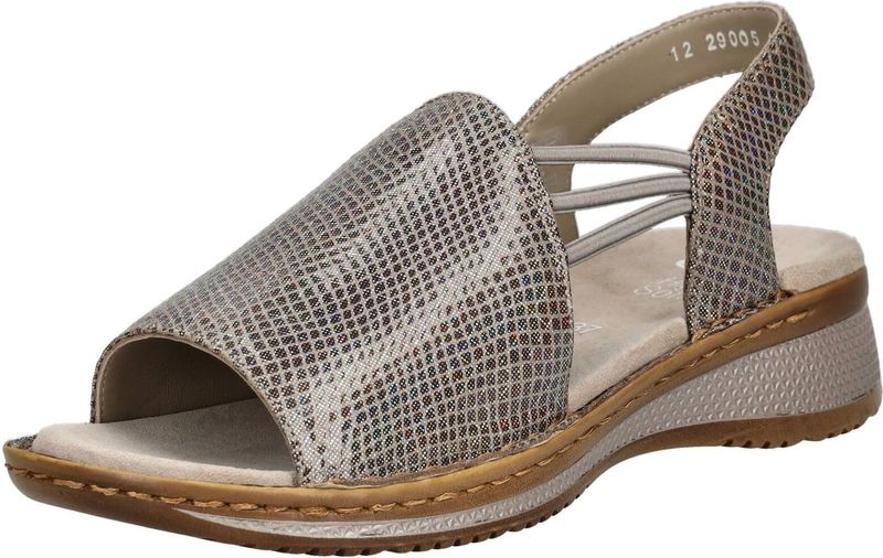 Muiltjes - Leer - Glad Leer - Open Toe - Middelhoge Hak