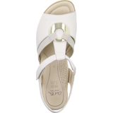 Ara - Lugano - Sandalen - Beige - Blokhak - H-breedte