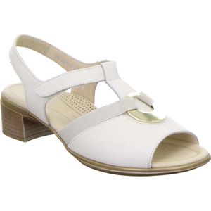 Ara - Lugano - Sandalen - Beige - Blokhak - H-breedte