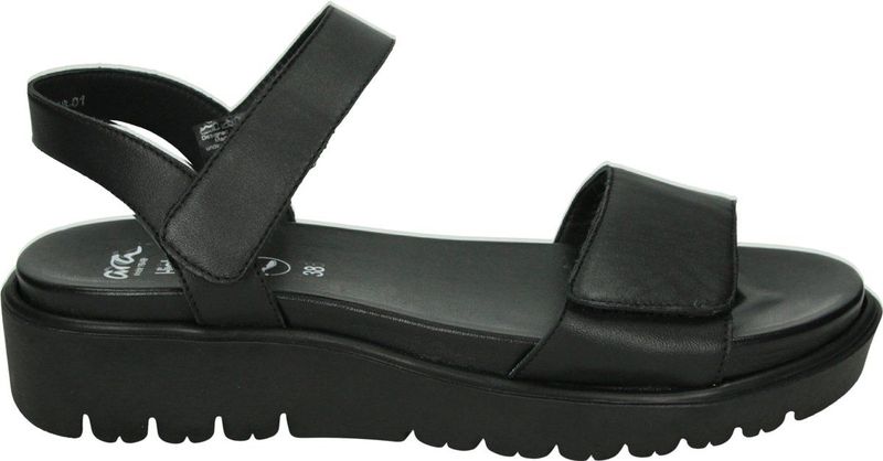 Ara - Bilbao - Sandalen - Zwart - Leer - Klittenbandsluiting