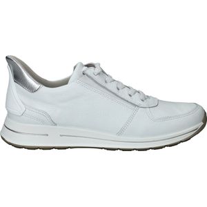 ARA - Osaka - Sneakers - Zilver/Wit - Leer - Wide Fit