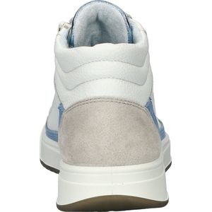 Ara - Rom - Dames Sneaker - Wit Blauw