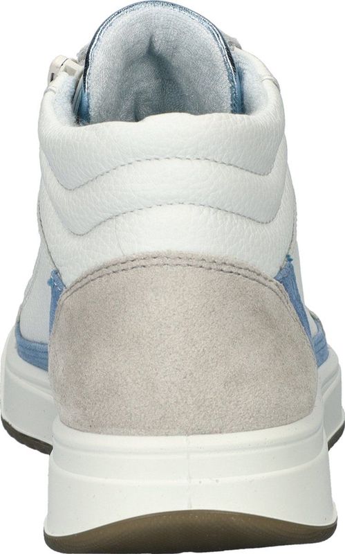 Ara - Rom - Dames Sneaker - Wit Blauw