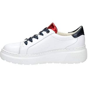 ARA Lausanne Sneakers voor dames, Wit wit blauw rood 09, 35 EU