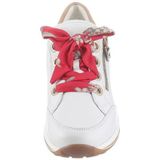 ARA Osaka Lace-up LowCut voor dames, Wit Wit Wit Goud Camel 79, 4 UK Wide