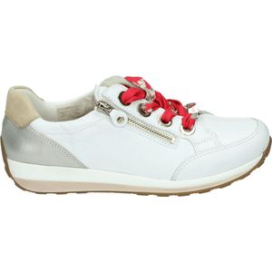 ara Dames 1234587 OSAKA Sneaker, Wit Wit Wit Goud Camel 79, 3.5 UK, Wit Goud Camel, 3.5 UK Wide