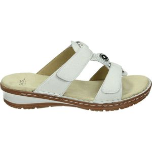 Ara 1227232 - Volwassenen Dames slippers - Kleur: Wit/beige - Maat: 42