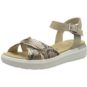 ARA Ibiza 1232301 Damessandalen met riempjes, Beige Taupe Camel 07