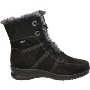 Ara - München - Dames Boot - Zwart - Textiel - Waterdicht - Gore-Tex