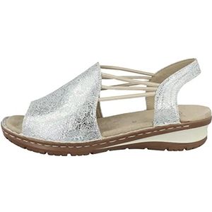 ARA Hawaï sandalen met riempjes voor, zilver, 38 EU