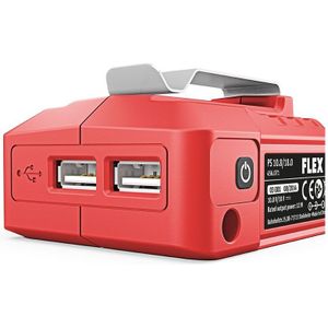 Flex Accuadapter, USB-oplader PS 10.8/18.0 (18,0 of 10,8 V accupacks, USB-oplader, laadstroom 1,5 A/12,0 V) 456071