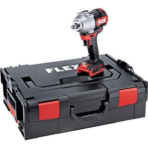 Flex Accu-slagmoersleutel IW 1/2"" 750 18.0-EC (zonder accu, 18 V, met L-Boxx, borstelloze motor, 3 draaimomentniveaus, gereedschapshouder 1/2"" buiten, krachtig slagwerk) 530232