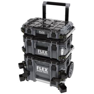 Flex Transportkofferset STACK Standard (van slagvast kunststof, met snelsluitingen, gereedschapskoffer) 531461