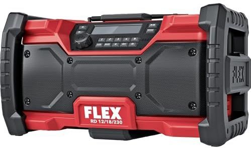 Flex - Digitale Accu-Bouwplaatsradio - RD 12/18/230 - DAB+ - 2 x 10 Watt