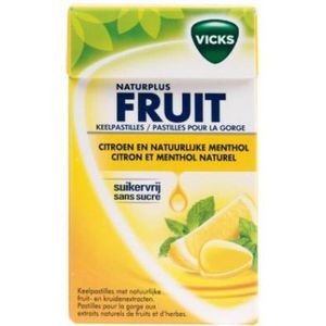 Vicks Keelpastilles - Citroen - Menthol - Suikervrij