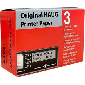 Tachograafrollen HAUG Original - 3 rollen