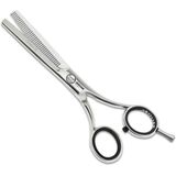 Jaguar - White Line Charm - Schaar - 38 Effileertanden - Item no.36555