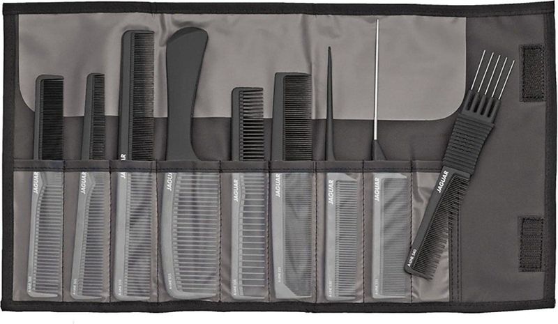 Jaguar Pakket Combs A-Line Comb Set Carbone