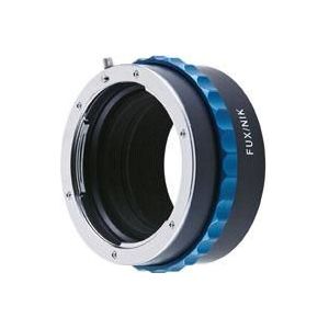 Novoflex Nikon-objectieven op Fuji X Pro, Lensadapters, Blauw, Zwart