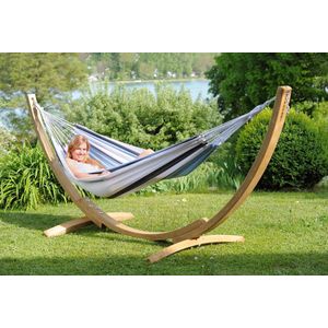 Amazonas Hangmat Apollo Set marine - Tweepersoons hangmat met standaard