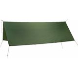 AMAZONAS Ultra-Light Traveller Tarp XXL weerbestendig waterdicht 400 x 300 cm 980 g verpakkingsmaat 30,5 x 12 cm in groen