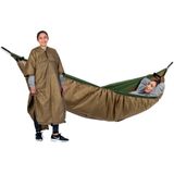 Amazonas 2in1 Hangmat onderquilt Poncho bruin