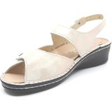 Finn Comfort SANTORIN 02667-769481 Champagne kleurige dames sandaal