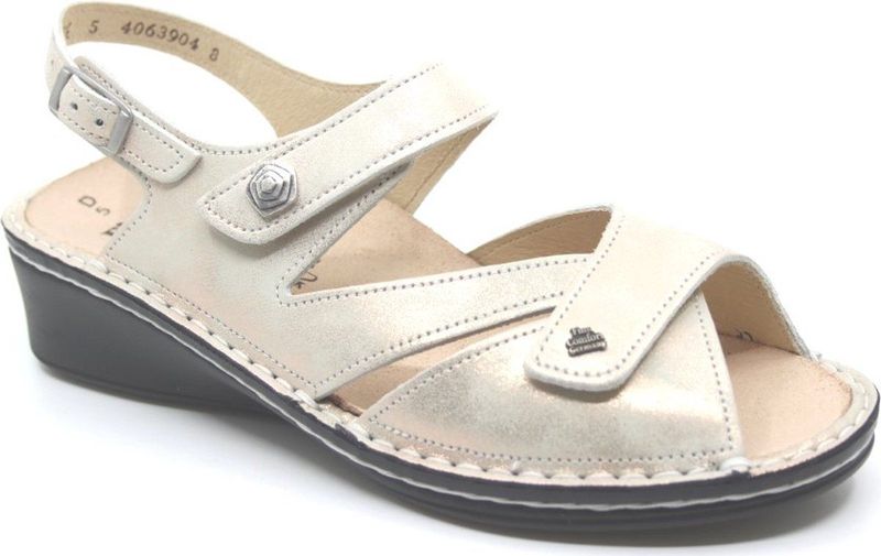 Finn Comfort SANTORIN 02667-769481 Champagne kleurige dames sandaal