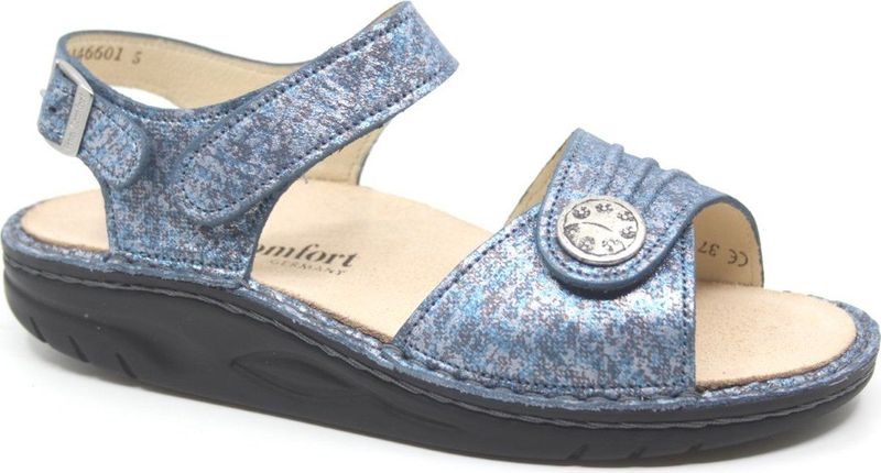 Finn Comfort SAUSALITO 01572-288124 Blauw combi Finnamic sandaal