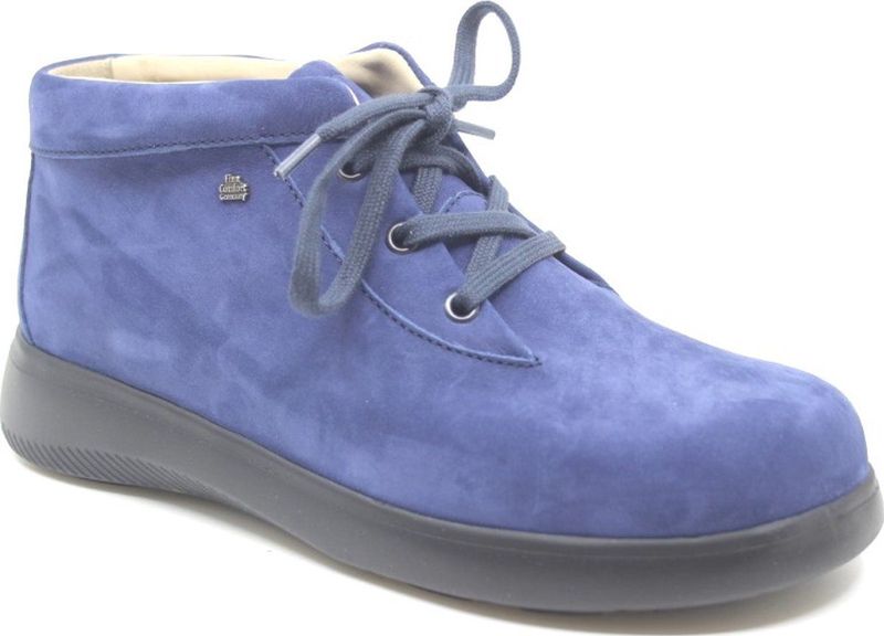 Finn Comfort - Spa - Veterboots - Kobalt Blauw - Kurken Voetbed