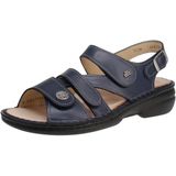 Finn Comfort - Gomera - Damessandaal - Blauw - Leer - Klittenband Sluiting