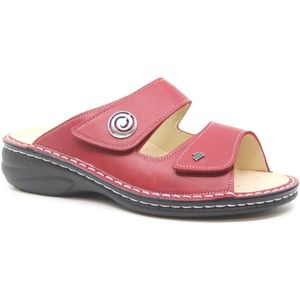 Finn Comfort - COLINA - Slipper - Rood - Kurken Voetbed