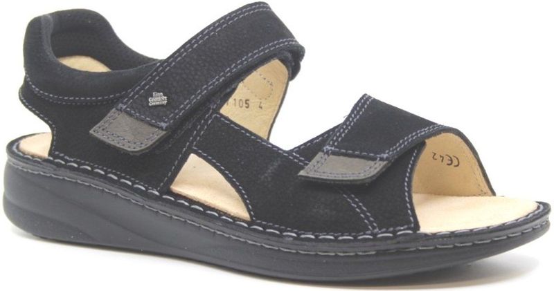 Finn Comfort - SKIATHOS - Slippers - Zwart - Kurken Voetbed